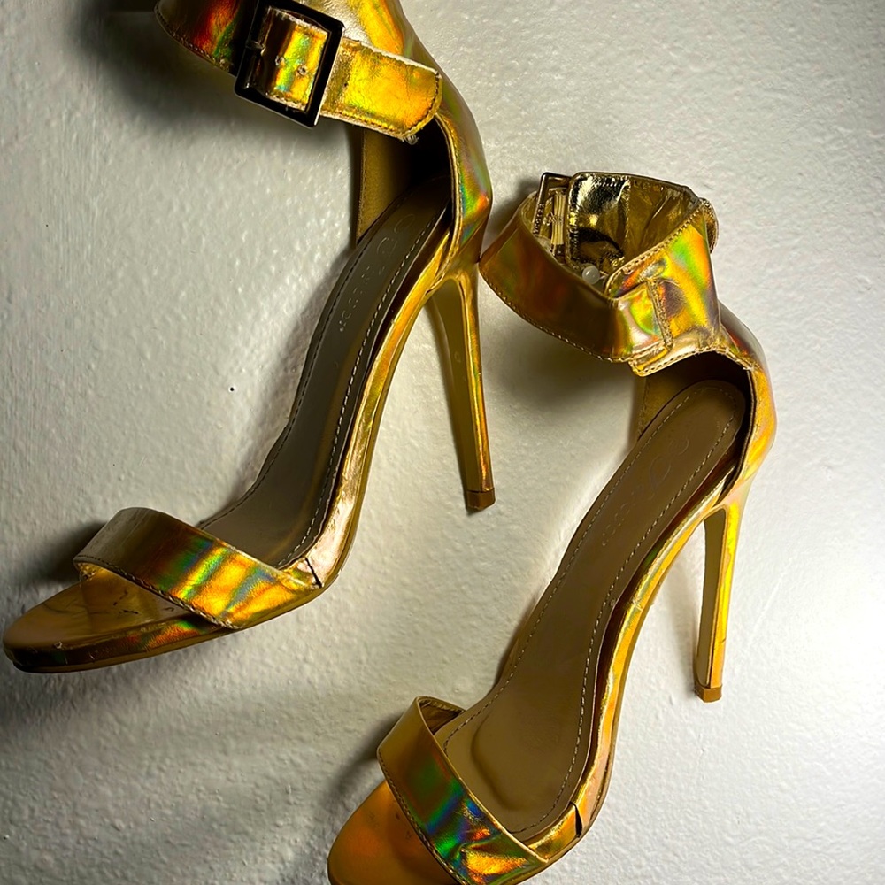 Gold shoes by FOREVER